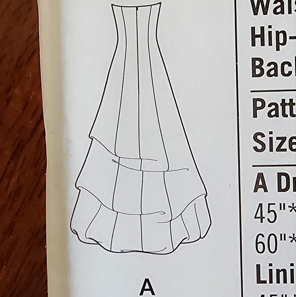 Jessica McClintock gown Simplicity sewing pattern dress #0650, sz: 4-12, NEW! - Picture 9 of 12
